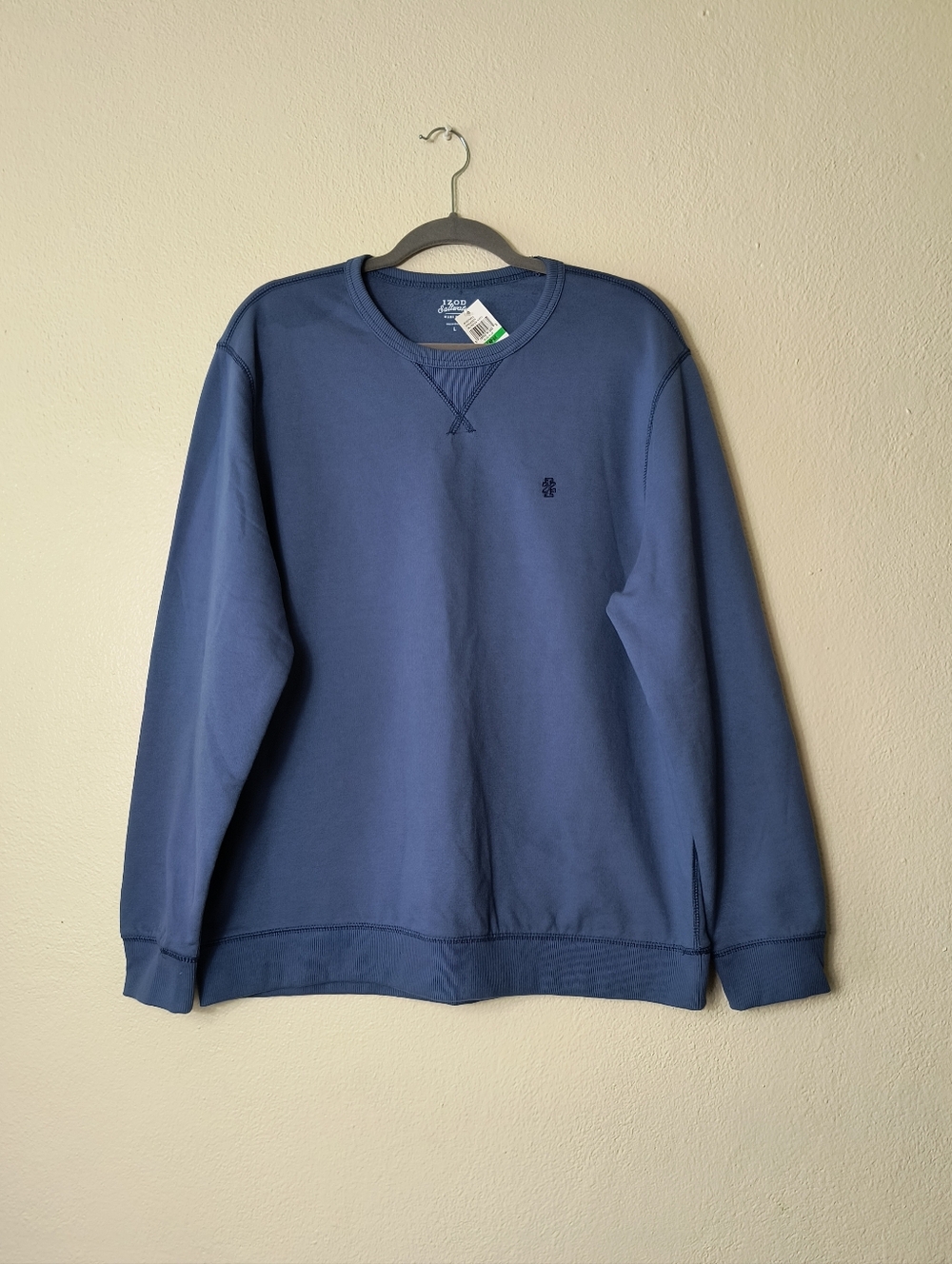 Izod L Men's Bijou Blue Crewneck Sweatshirt